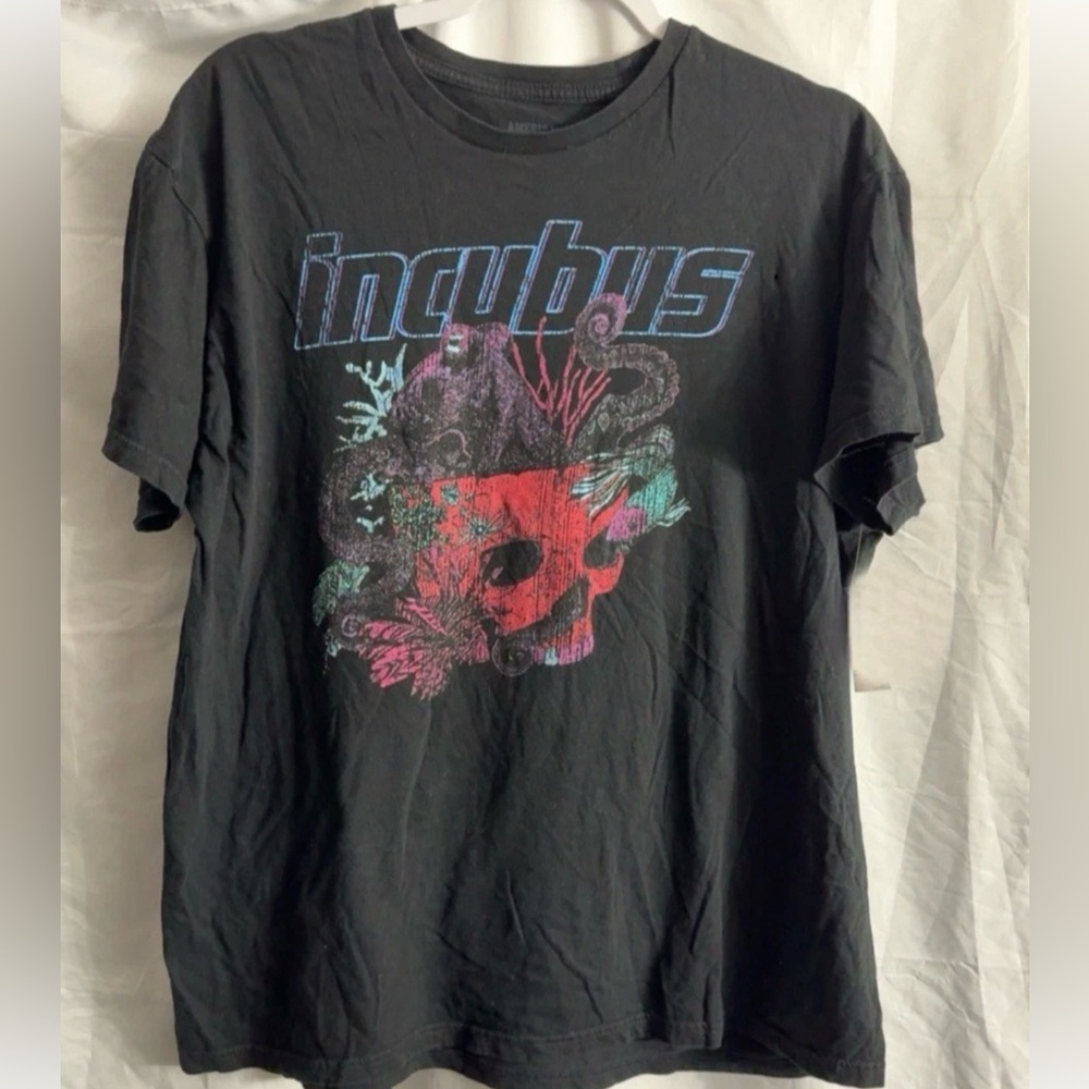 Black Incubus Graphic T-Shirt large